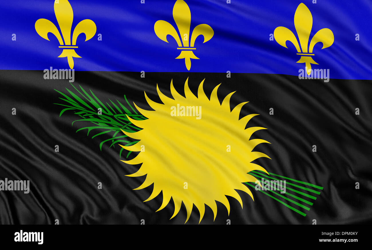 National Flag Of Guadeloupe High Resolution Stock Photography and