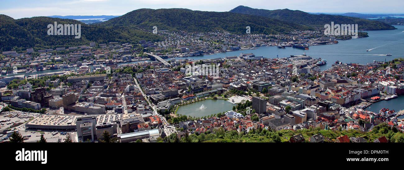 Mount floyen viewpoint bergen hi-res stock photography and images - Alamy