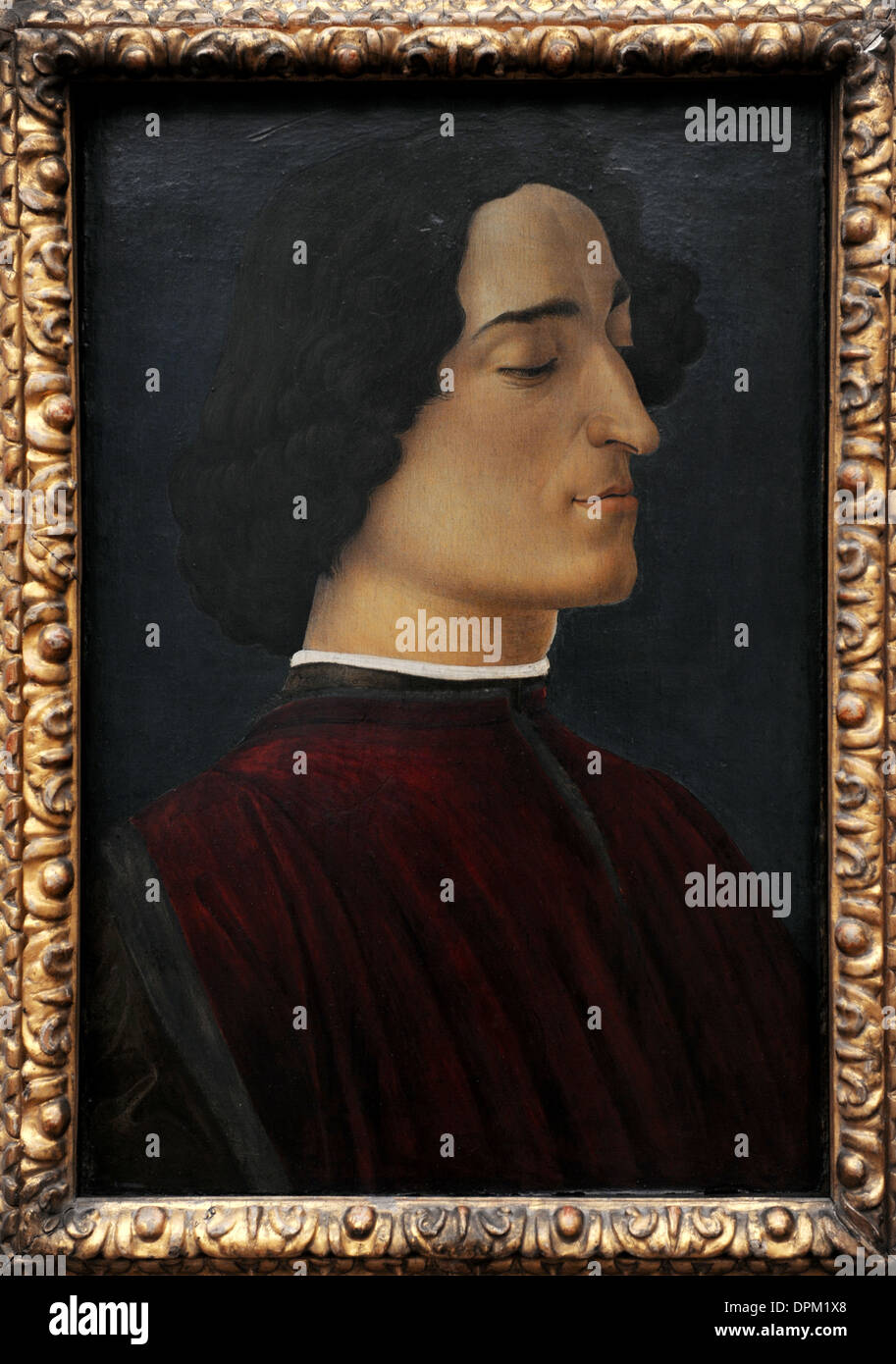Giuliano de Medici (14531478). Coruler of Florence. Portrait by