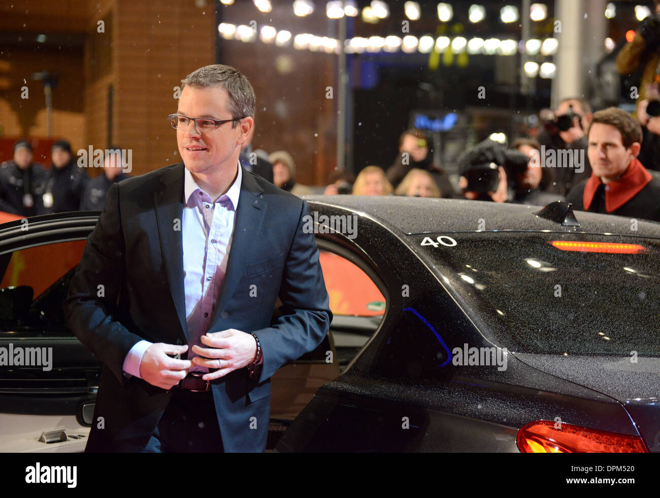 Matt Damon - 63rd Annual Berlinale International Film Festival, 'Promised Land' Premiere, Berlin - February 8th 2013 Stock Photo