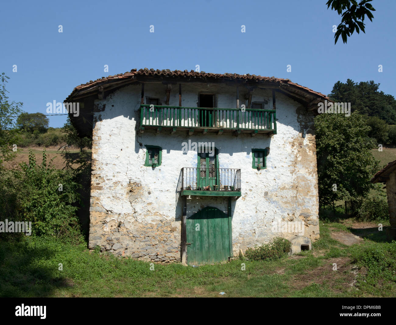 A dilapidated house in Basque Country, Spain Stock Photo Alamy
