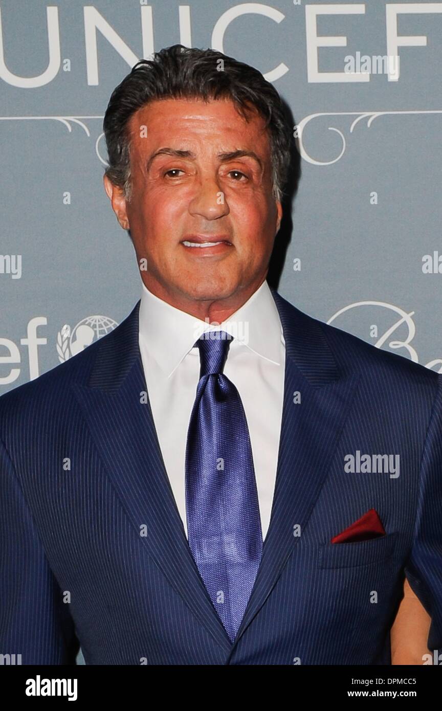 Los Angeles, CA, USA. 14th Jan, 2014. Sylvester Stallone at arrivals for The UNICEF Ball, Beverly Wilshire Hotel, Los Angeles, CA January 14, 2014. Credit:  Sara Cozolino/Everett Collection/Alamy Live News Stock Photo