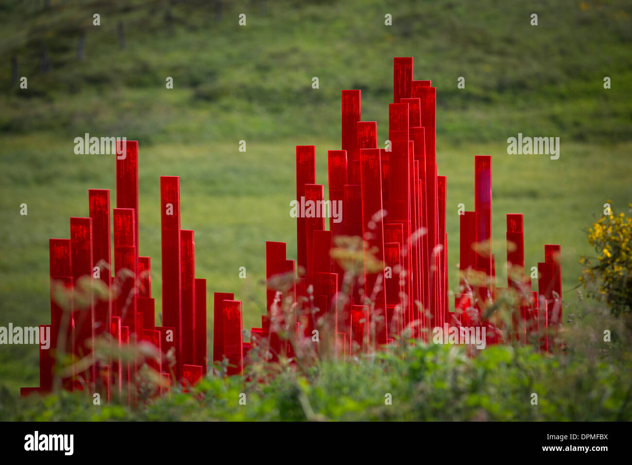 "Earth pulse", a Tagit Klimor's Land Art work of the Israeli visual