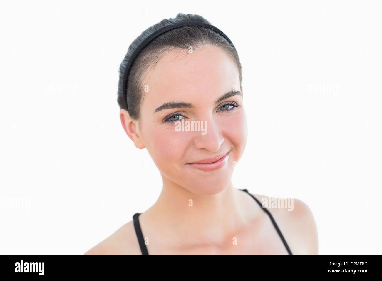Young brunette woman close hi-res stock photography and images - Alamy