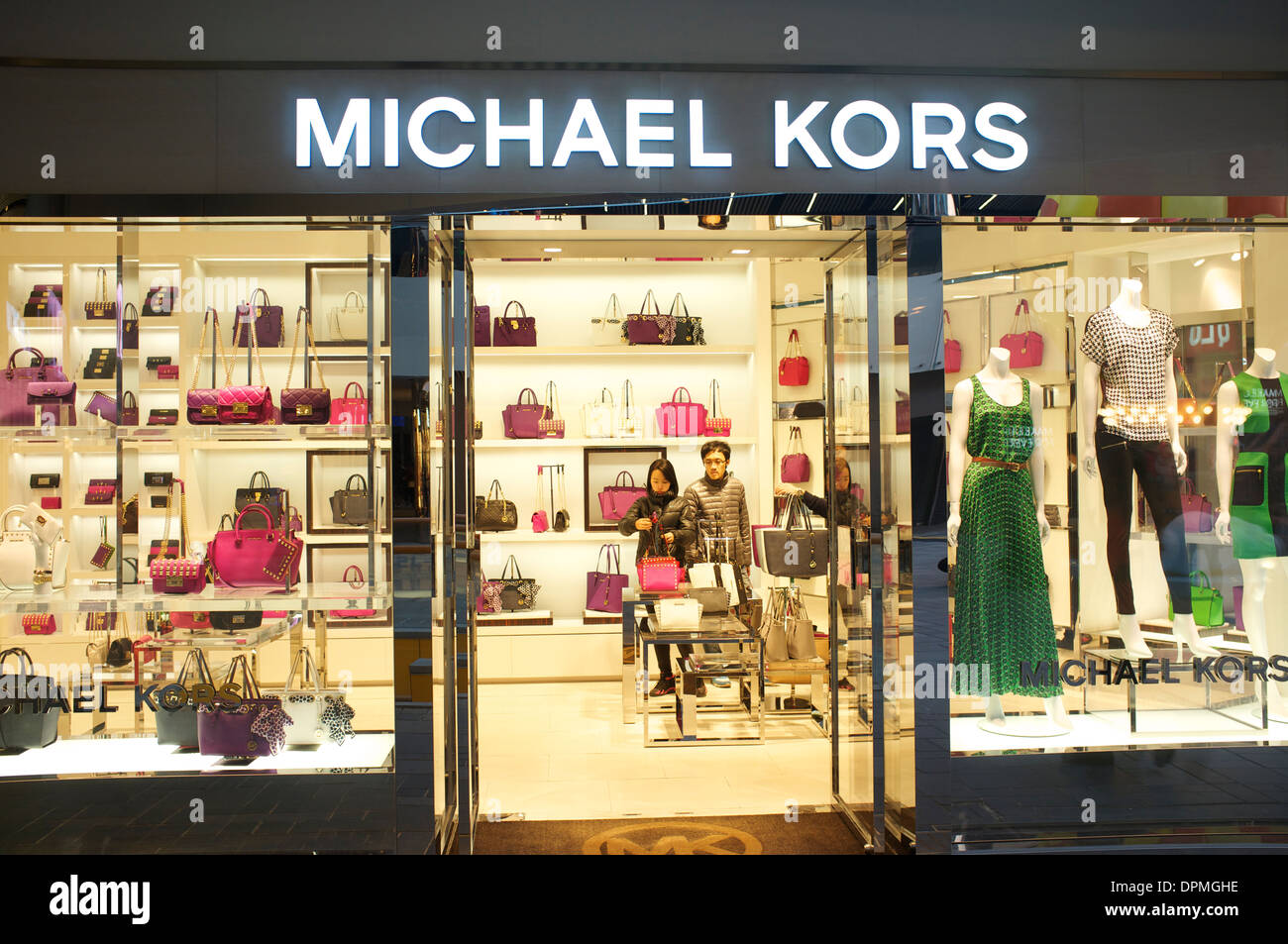 American fashion label called Michael Kors with its store front, selling  luxurious items and handbags. Istanbul/ Turkey - April 2019 Stock Photo -  Alamy