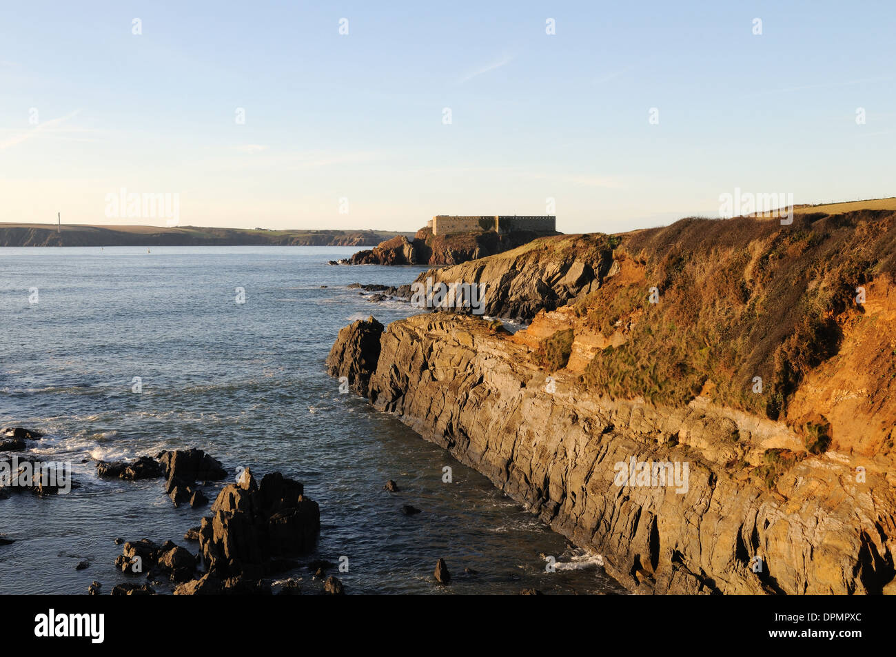 West Angle Bay and Thorn Island Milford Haven Waterway Pembrokeshire