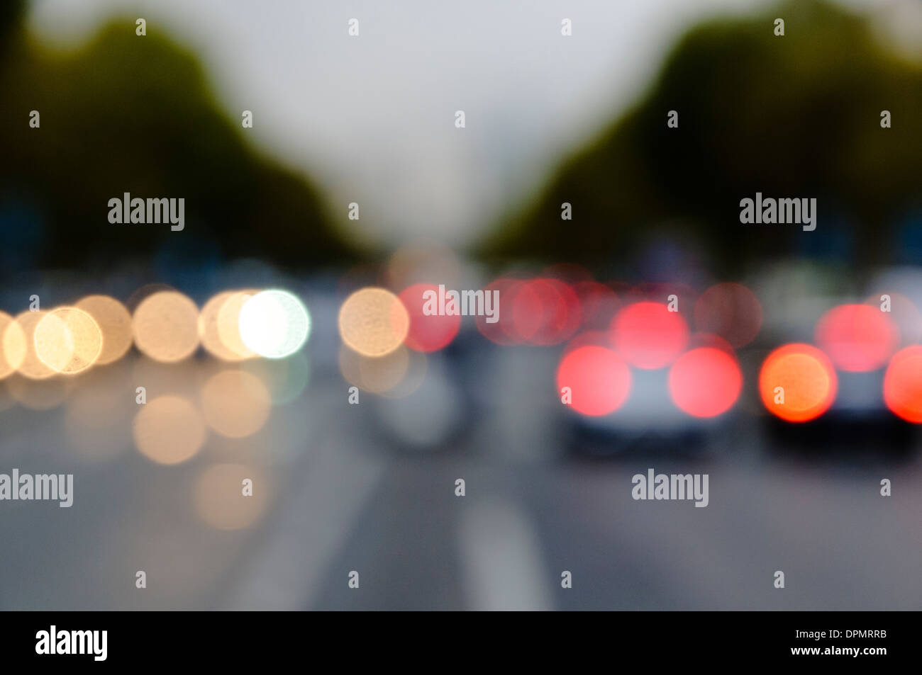blurred car lights Stock Photo Alamy
