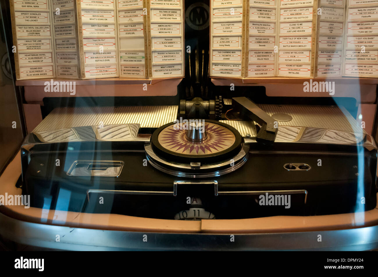 1950 vintage Jukebox Stock Photo