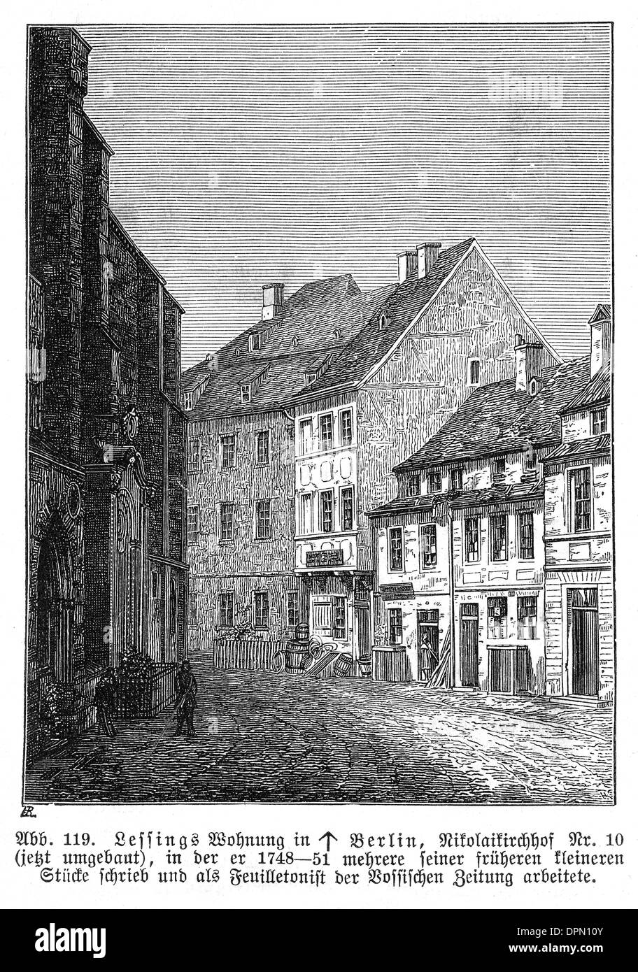 LESSING'S HOME, BERLIN Stock Photo - Alamy