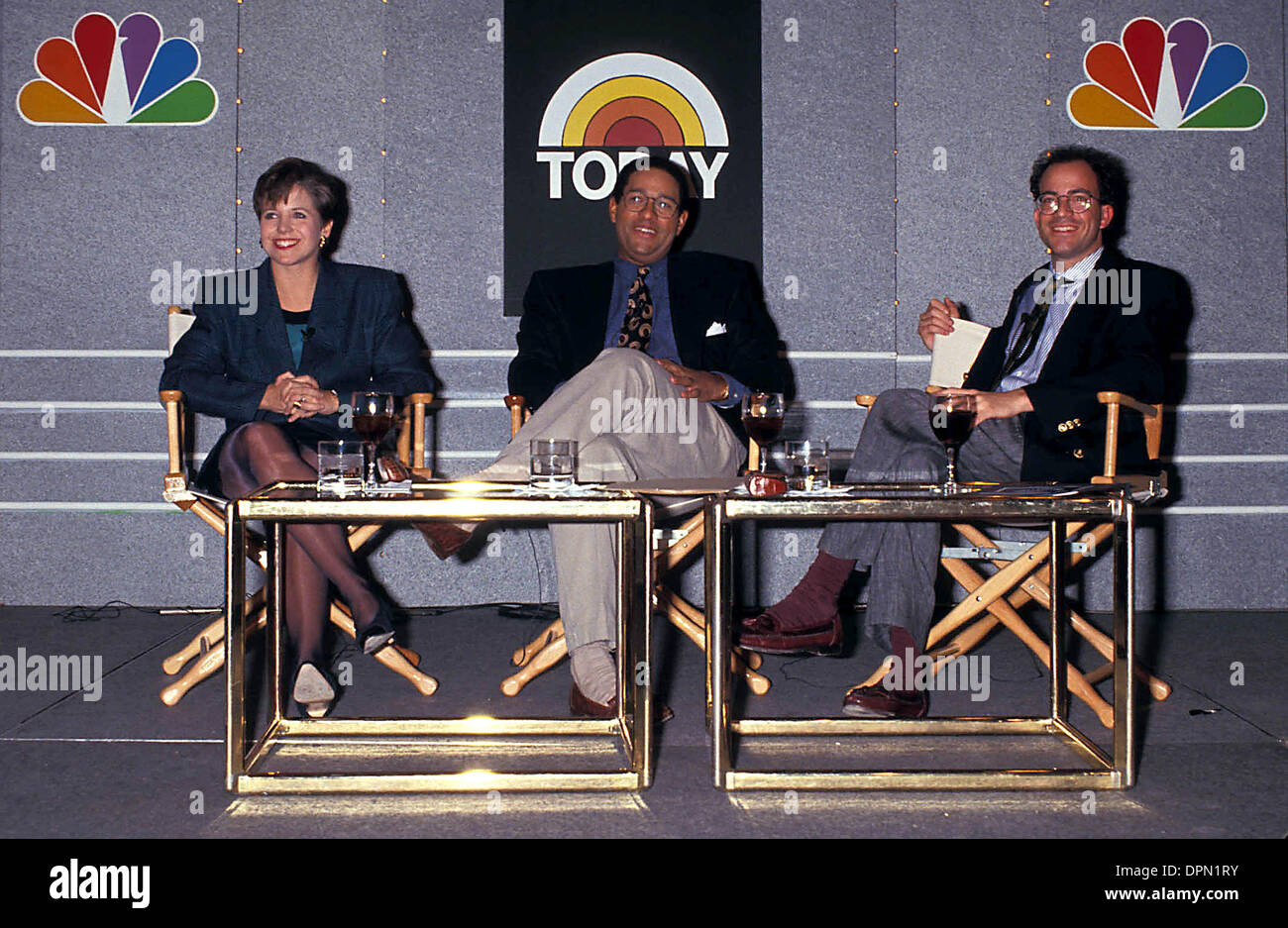 Apr. 4, 2006 - L2499. LISA ROSE-   1991.KATIE COURIC.BRYANT GUMBLE.JEFF ZUCKER(Credit Image: © Globe Photos/ZUMAPRESS.com) Stock Photo