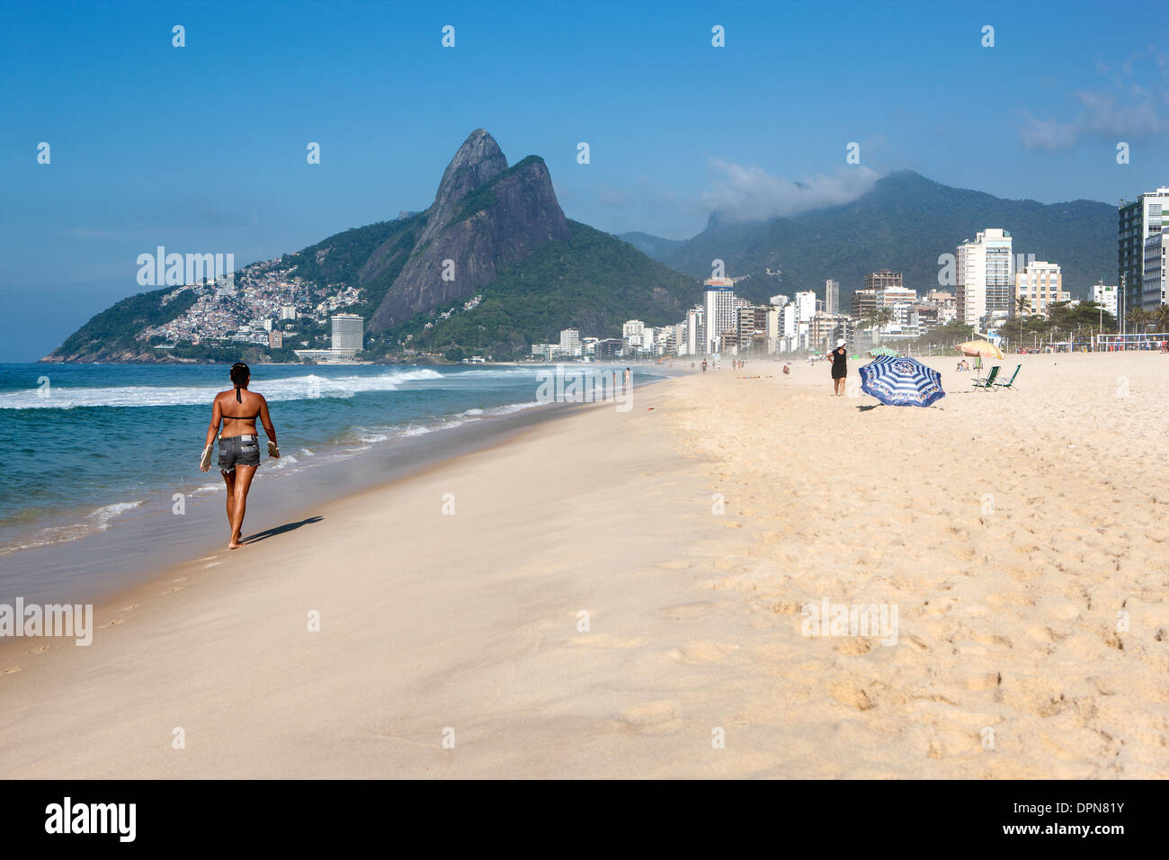 Ipanema, Beach, Rio de Janeiro, Brazil Stock Photo