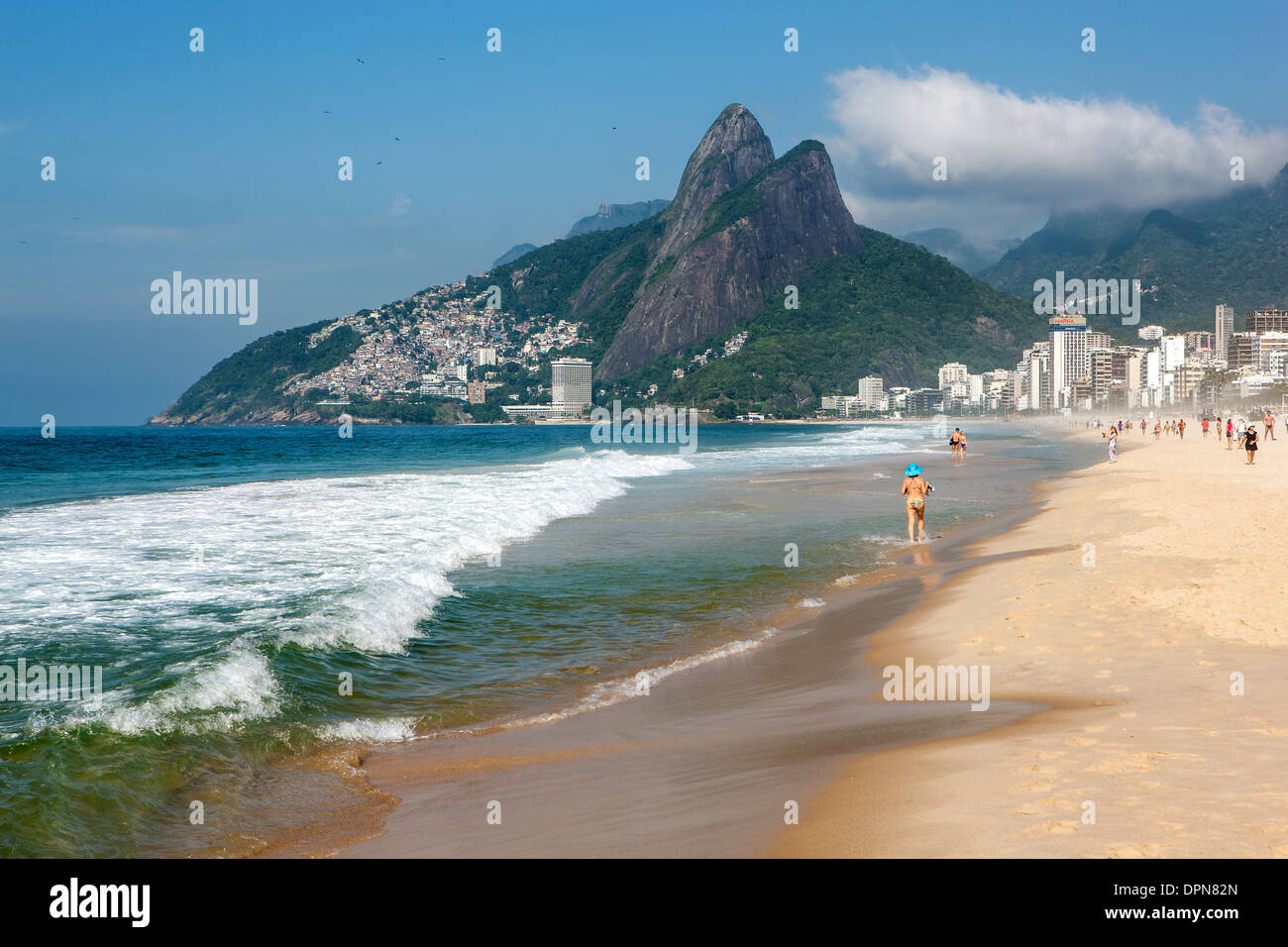 Ipanema, Beach, Rio de Janeiro, Brazil Stock Photo
