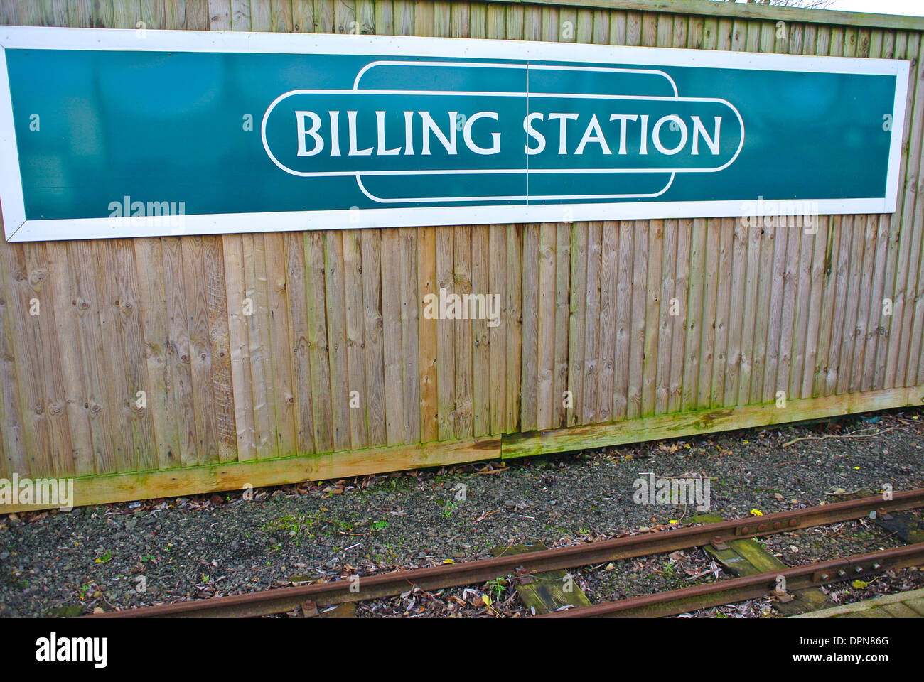 Billing Aquadrome sign Northampton Stock Photo Alamy