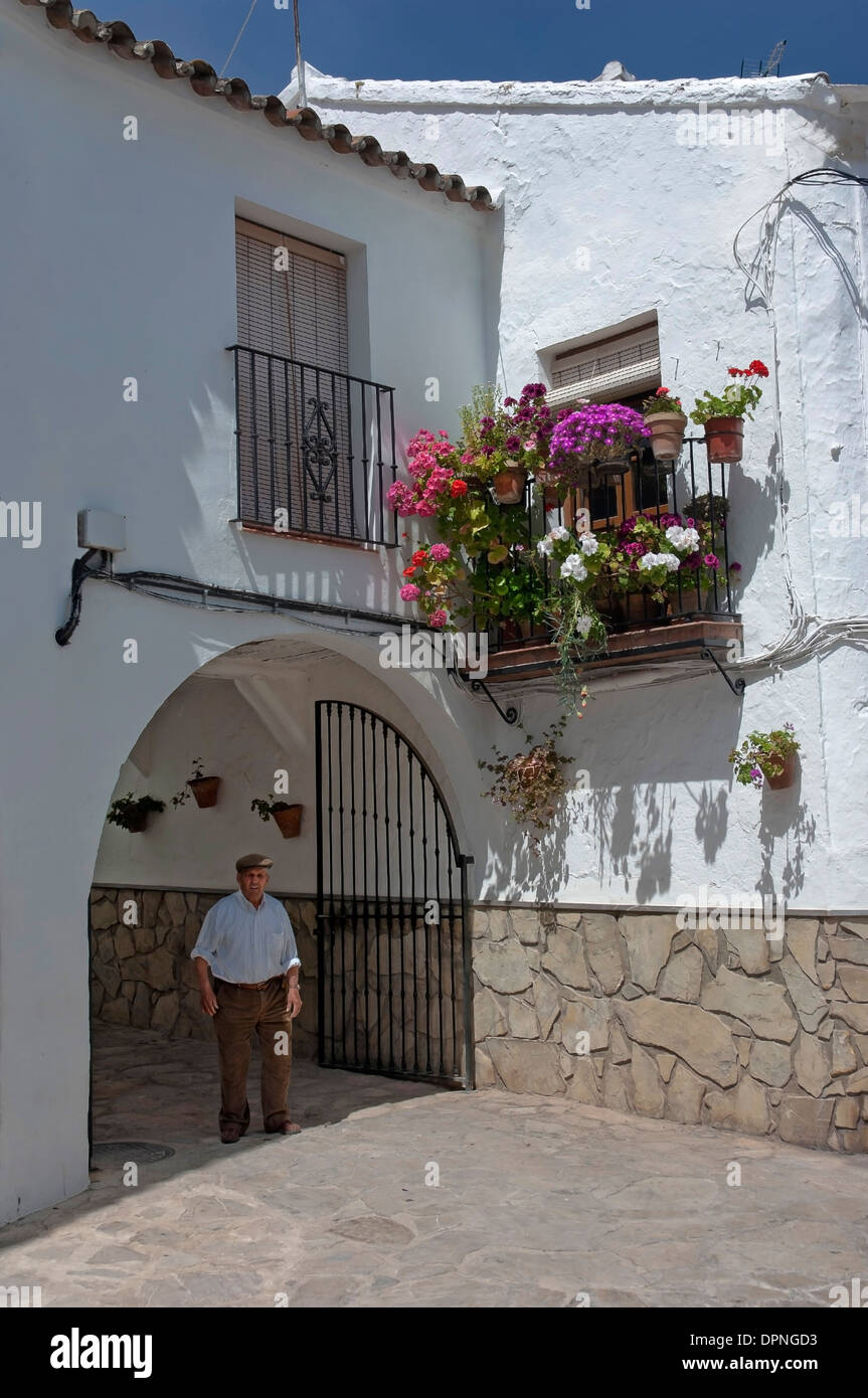 Urban view, El Gastor, Cadiz-province, Region of Andalusia, Spain, Europe Stock Photo