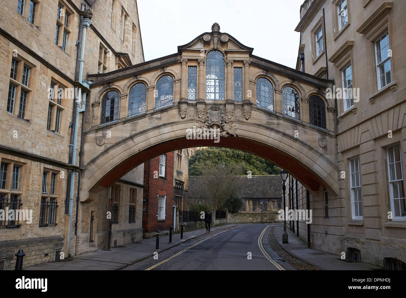 The Bridge of Sighs in Oxford city centre UK Stock Photo