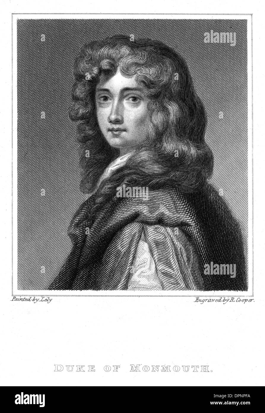 James Scott, Duke of Monmouth, son of King Charles II Stock Photo