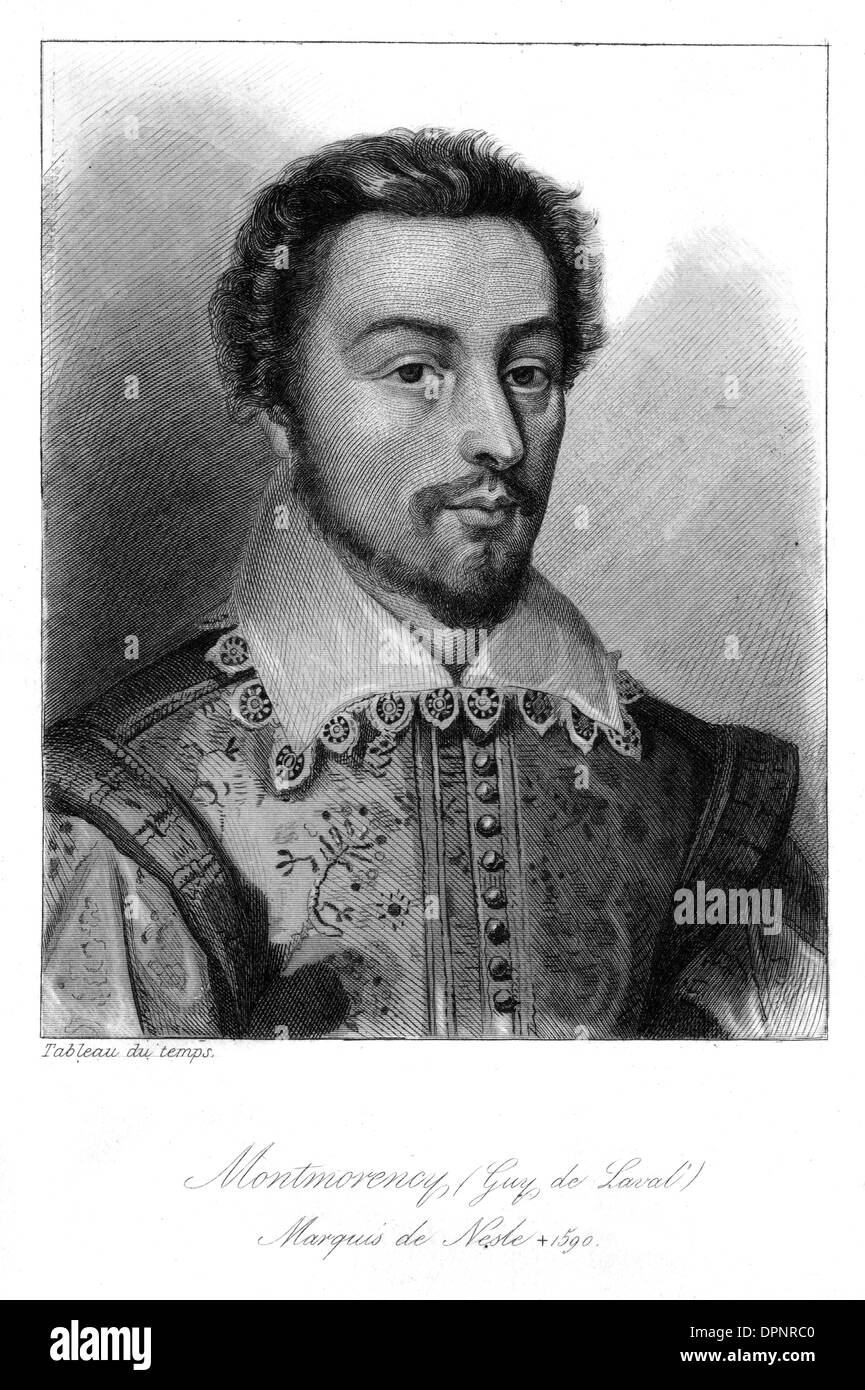 GUY DE LABAL MONTMORENCY Stock Photo