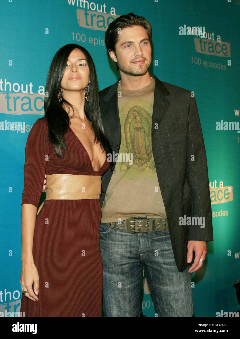 Sept. 9, 2006 - Hollywood, CALIFORNIA, USA - ROSELYN SANCHEZ AND ERIC WINTER -.WITHOUT A TRACE 100TH EPISODE PARTY -.CABANA CLUB, HOLLYWOOD, CALIFORNIA - .09-09-2006 -. NINA PROMMER/   2006.K49298NP(Credit Image: © Globe Photos/ZUMAPRESS.com) Stock Photo