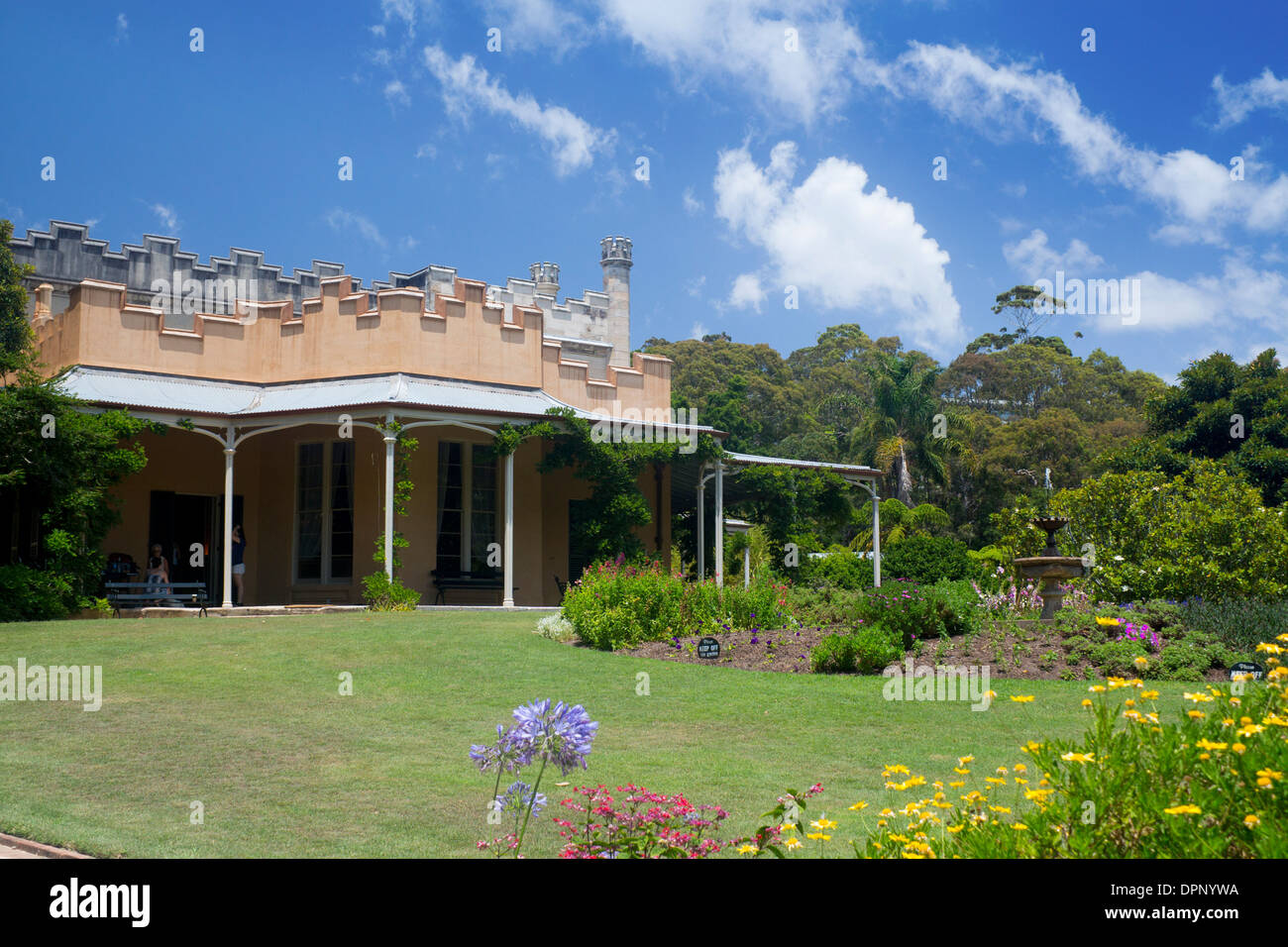 Vaucluse House and garden Vaucluse Eastern Suburbs Sydney New South Wales NSW Australia Stock Photo