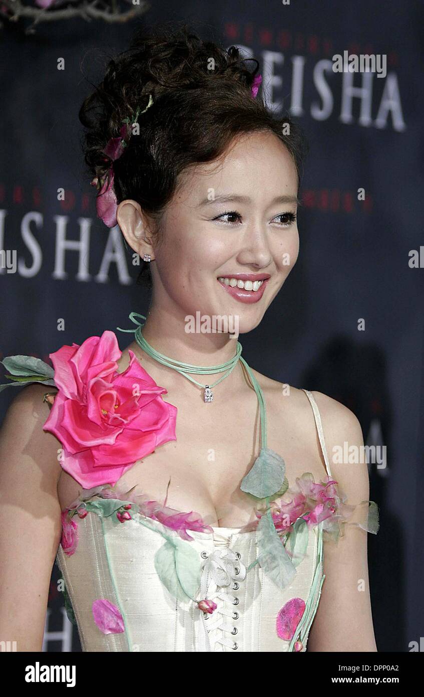 Dec. 4, 2005 - Hollywood, CALIFORNIA, USA - MEMOIRS OF A GEISHA - PREMIERE -.KODAK THEATER, HOLLYWOOD, CALIFORNIA - .12-04-2005 -. NINA PROMMER/   2005.K45868NP..YOUKI KUDOH(Credit Image: © Globe Photos/ZUMAPRESS.com) Stock Photo