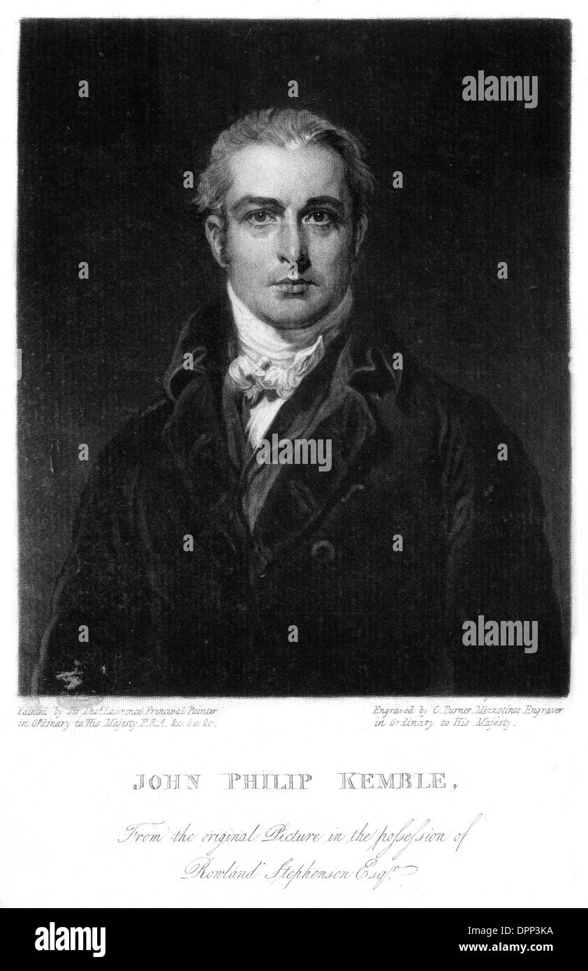 JOHN PHILIP KEMBLE 8 Stock Photo Alamy