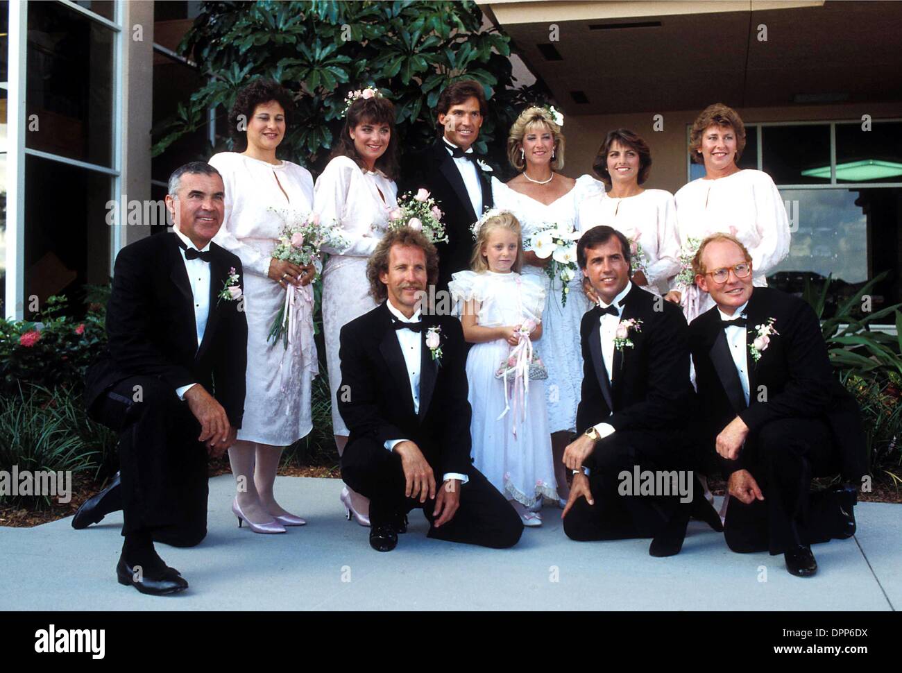 Oct. 25, 2006 - I15099.CHRIS EVERT, WEDDING TO  ANDY MILL 07-30-1988. RAY FAIRALL- -  PHOTOS(Credit Image: © Globe Photos/ZUMAPRESS.com) Stock Photo