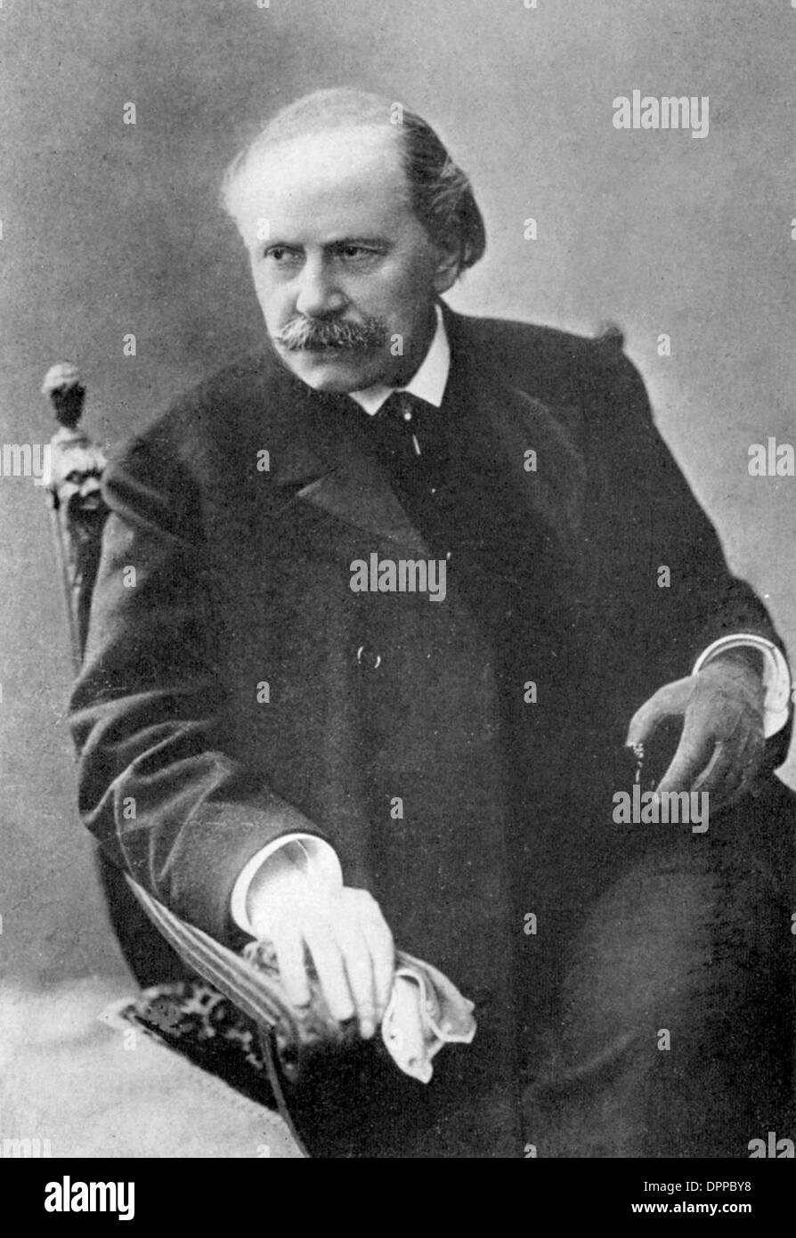 Jules Massenet, Jules Émile Frédéric Massenet, French composer Stock Photo