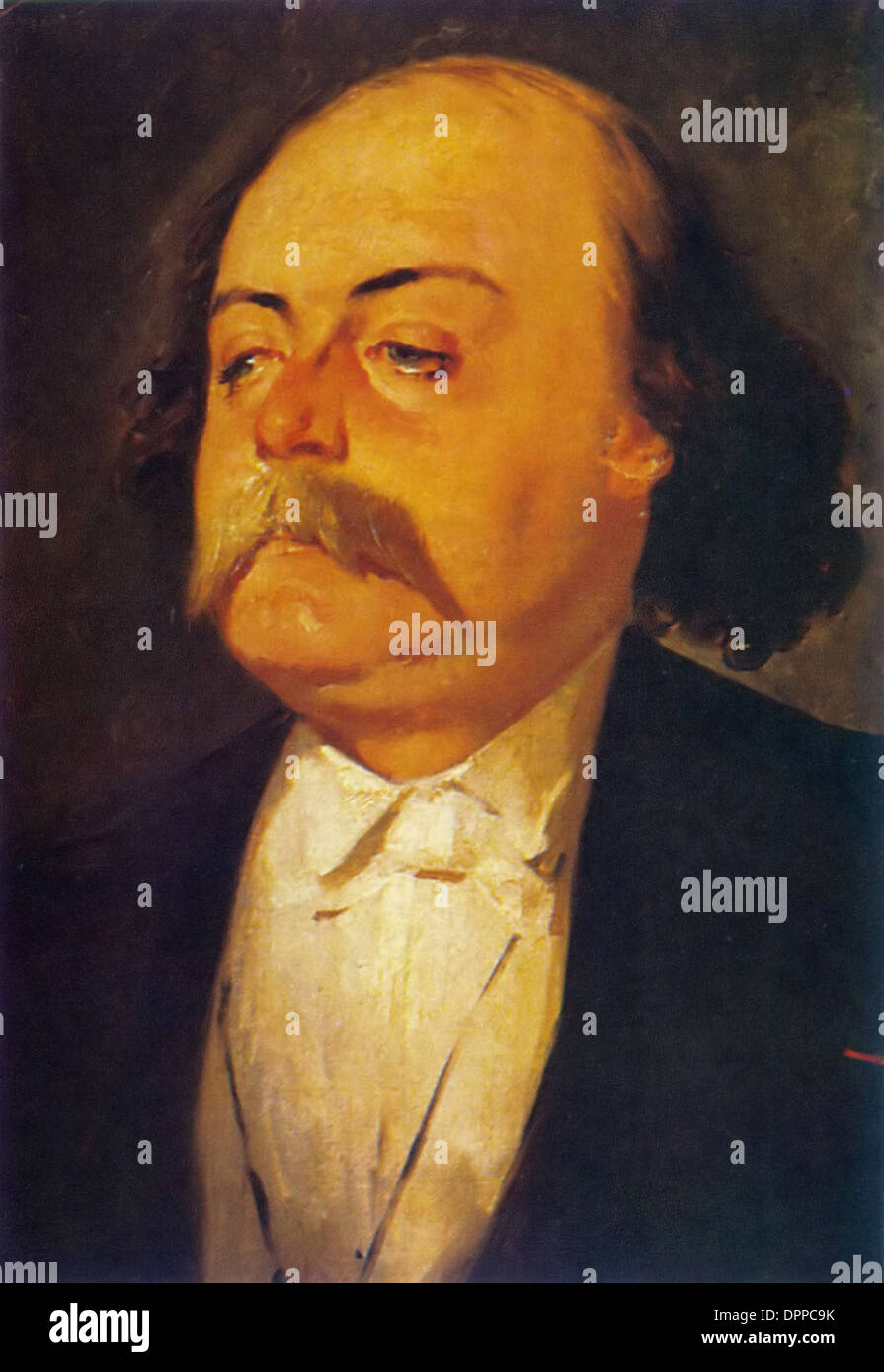 Gustave Flaubert, French writer and novelist Stock Photo