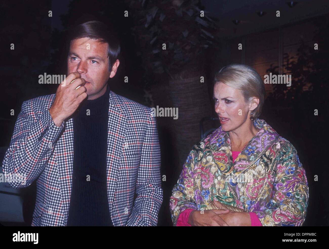 Aug. 2, 2006 - ROBERT WAGNER WITH MARION MARSHALL 1968.# 5660.SUPPLIED BY (Credit Image: © Globe Photos/ZUMAPRESS.com) Stock Photo