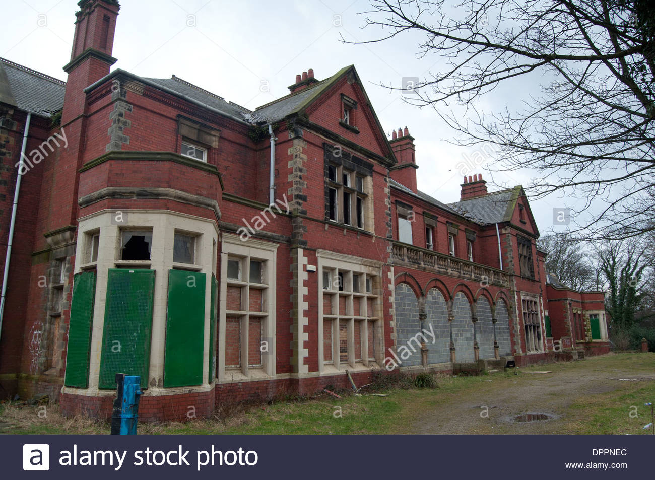 Abandoned Tunstall Court, Hartlepool, UK Stock Photo 65653348 Alamy