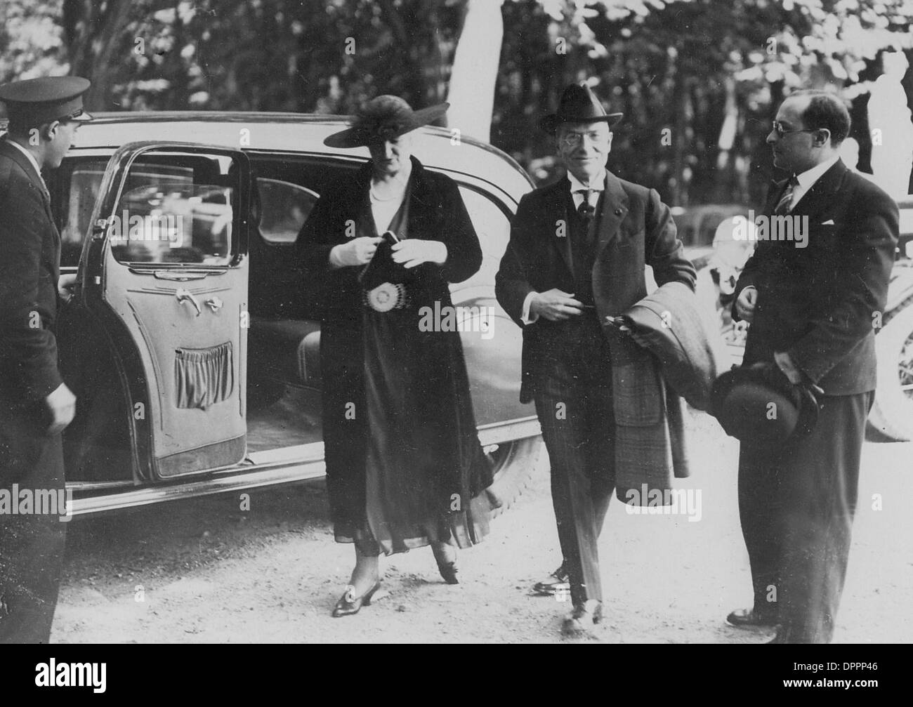 John D. Rockefeller Jr. and his wife Abby at Jenny Lake, 1931