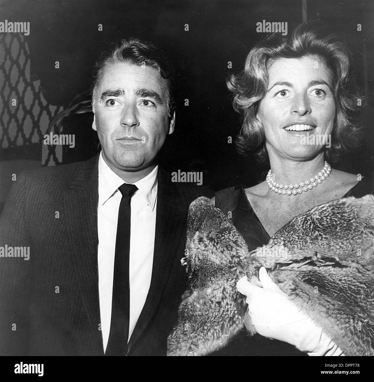 Sept. 18, 2006 - PATRICIA KENNEDY LAWFORD WITH PETER LAWFORD IN HOLLYWOOD 1960S.SUPPLIED BY    PATKENNEDYLAWFORDRETRO(Credit Image: © Globe Photos/ZUMAPRESS.com) Stock Photo