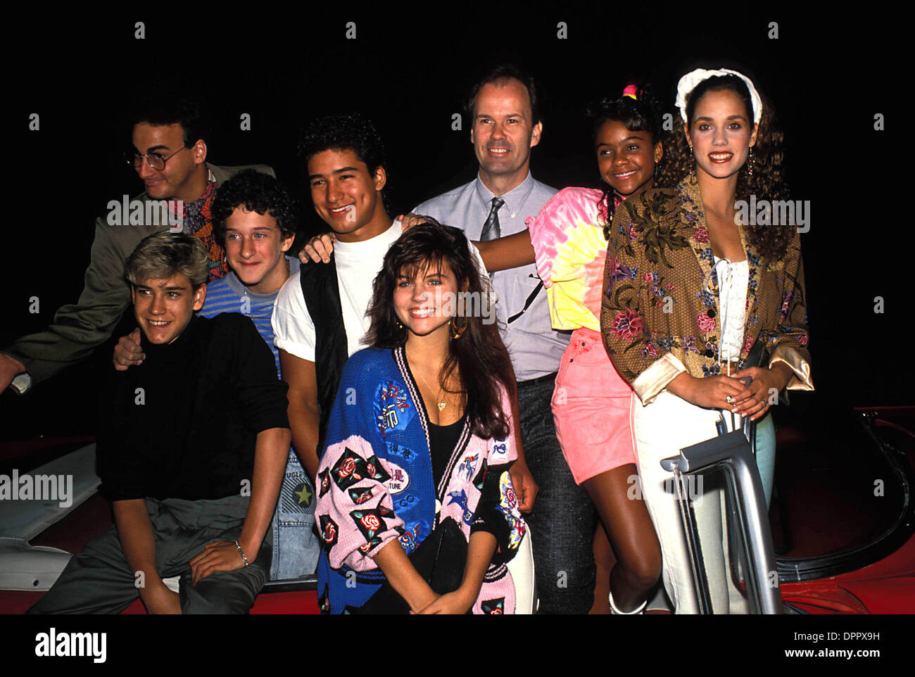 Mark paul gosselaar tiffani thiessen lark hires stock photography and