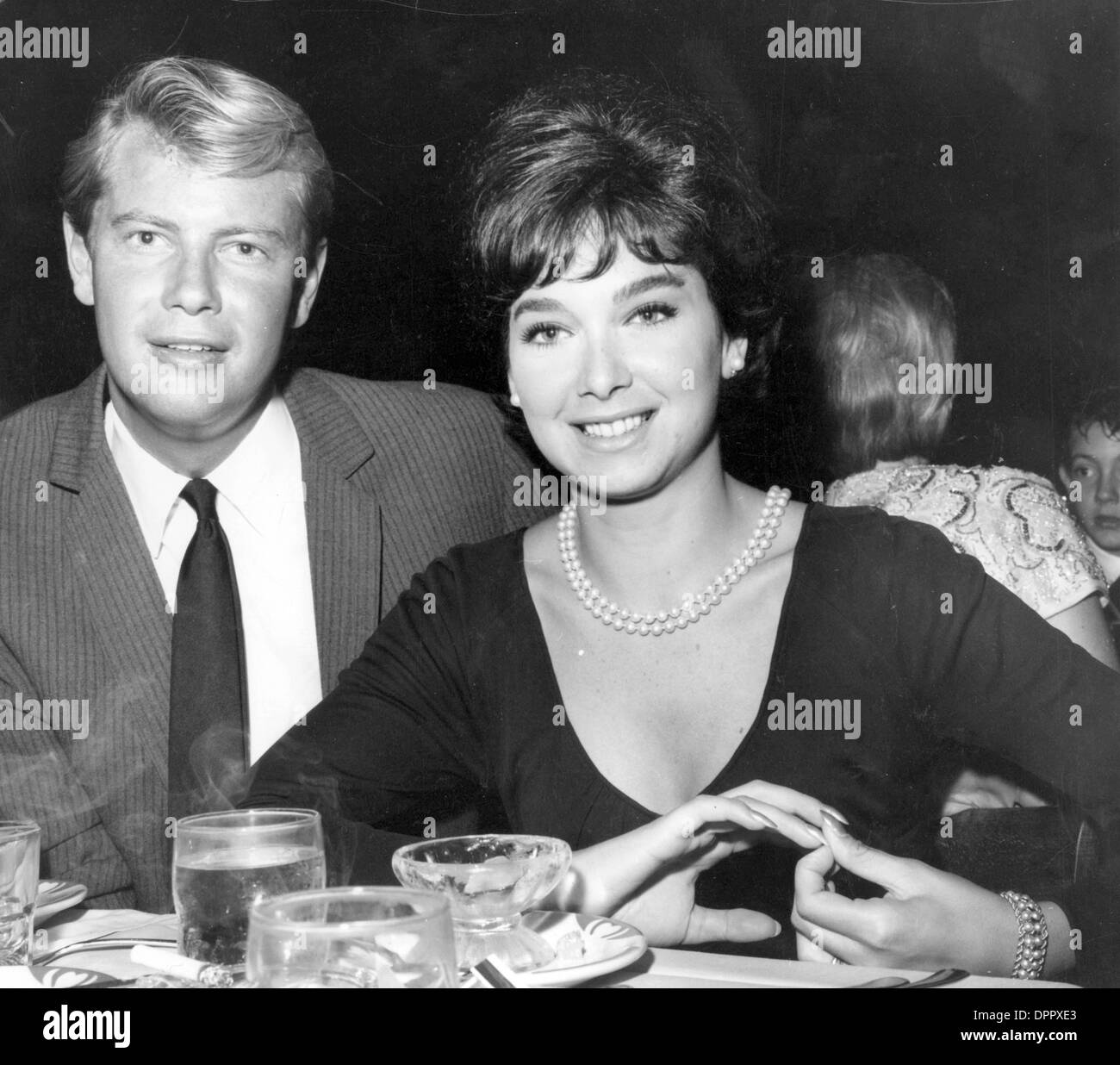 Aug. 10, 2006 - .TROY DONAHUE SUZANNE PLESHETTE (Credit Image: © Globe Photos/ZUMAPRESS.com) Stock Photo