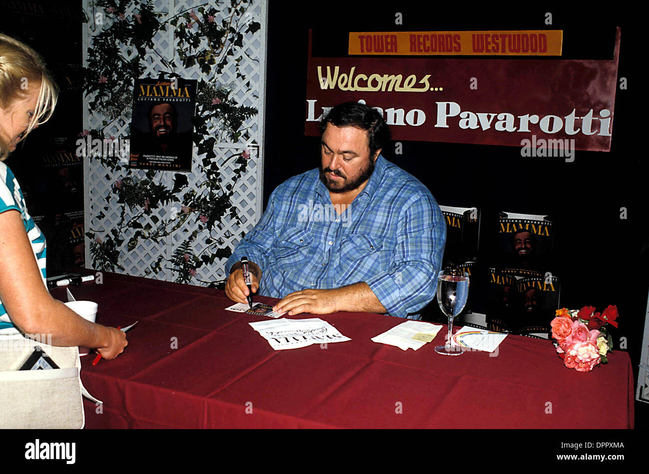 Aug. 17, 2006 - Luciano Pavarotti. Karnbad - Michelson -    LUCIANOPAVAROTTIRETRO(Credit Image: © Globe Photos/ZUMAPRESS.com) Stock Photo