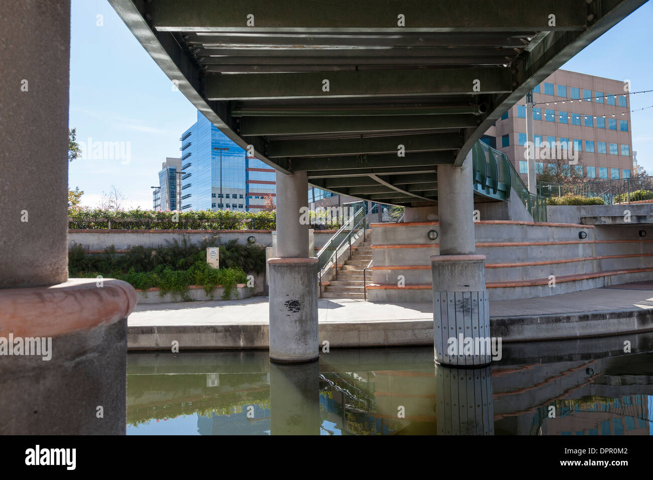 The Woodlands Waterway at the Woodlands Mall in the Woodlands Town