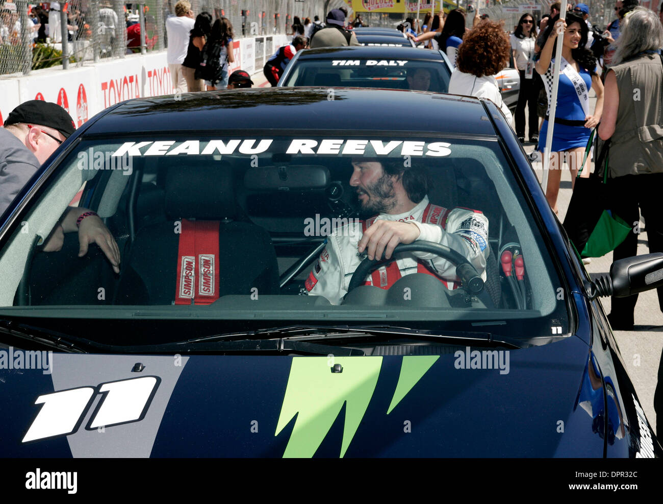 Apr 18, 2009 - Long Beach, California, USA - KEANU REEVES waits for the ...