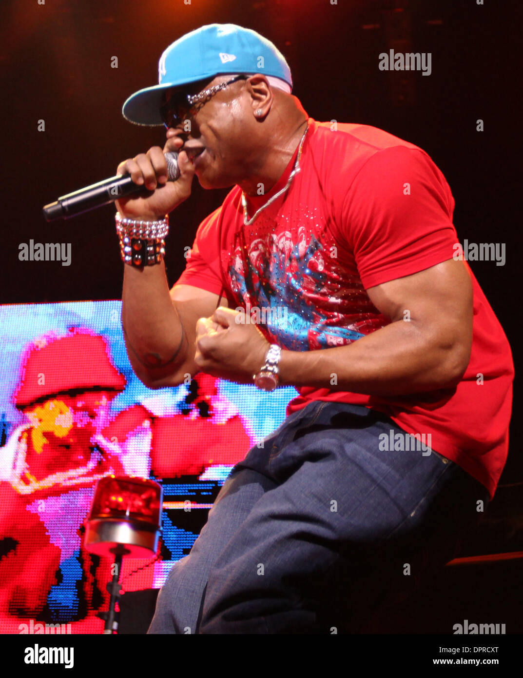 Feb 20, 2009 - Altantic City, New Jersey, USA - LL COOL J  performs in the Concert Hall at the House of Blues, Showboat Casino in Atlantic City. (Credit Image: © Tom Briglia/ZUMA Press) Stock Photo
