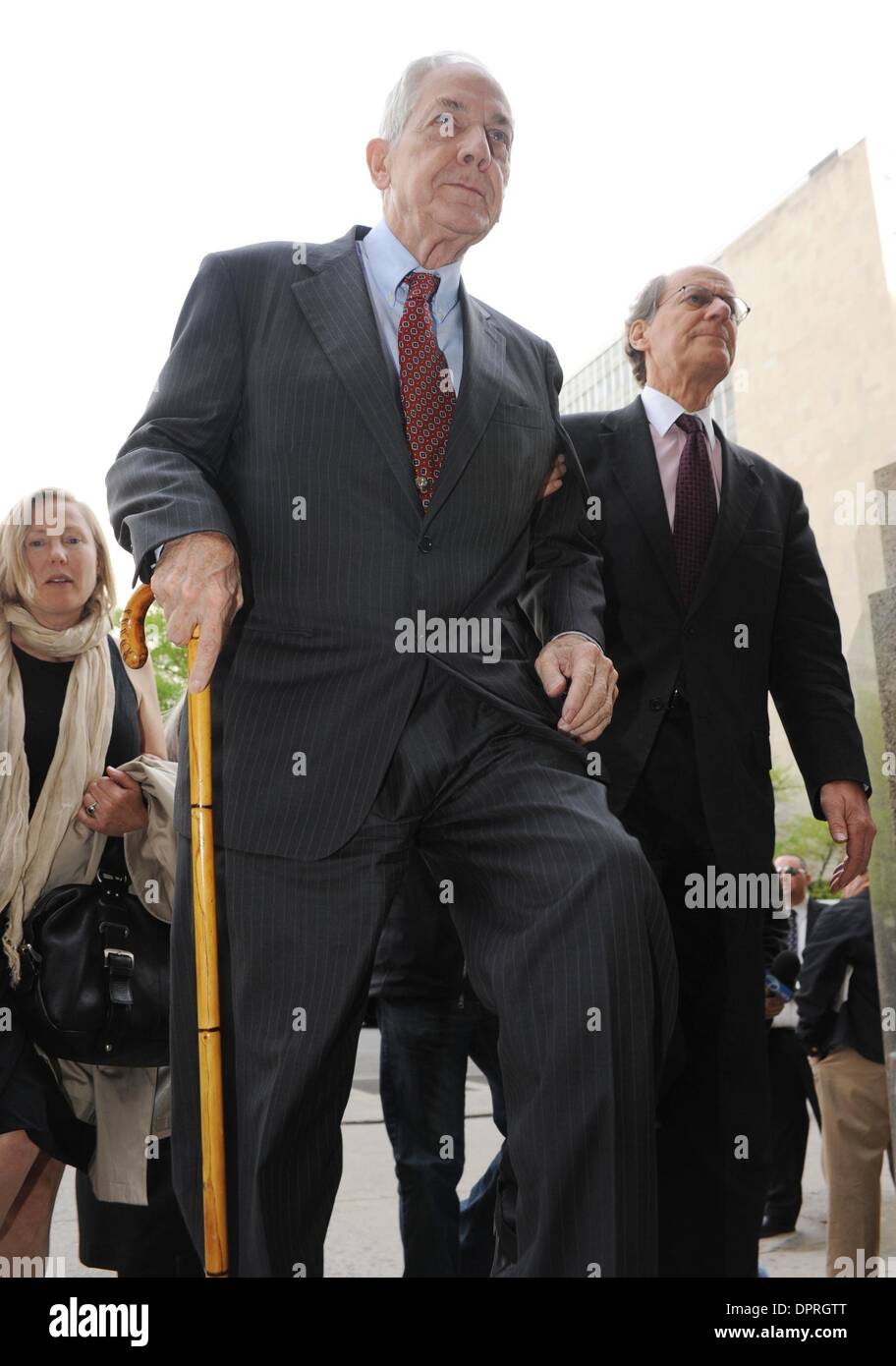 Apr 29, 2009 - Manhattan, New York, USA - ANTHONY MARSHALL arrives to Manhattan Criminal Court for his trial on charges of plundering his mother Brooke Astor's $198 million estate.  (Credit Image: Â© Bryan Smith/ZUMA Press) RESTRICTIONS:  * New York City Newspapers Rights OUT * Stock Photo