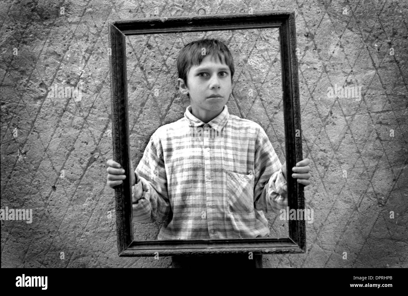 Jan 24, 2009 - Valea plopului, Romania - There is an estimated 100,000 children institutionalized in Romania's orphanages. The children were placed in the orphanages for numerous reasons, but most will blame Ceausescu's anti-abortion and child requirement laws. Ceausescu required that women have 5 children by the age of 45 before he would allow them birth control or abortions. Duri Stock Photo