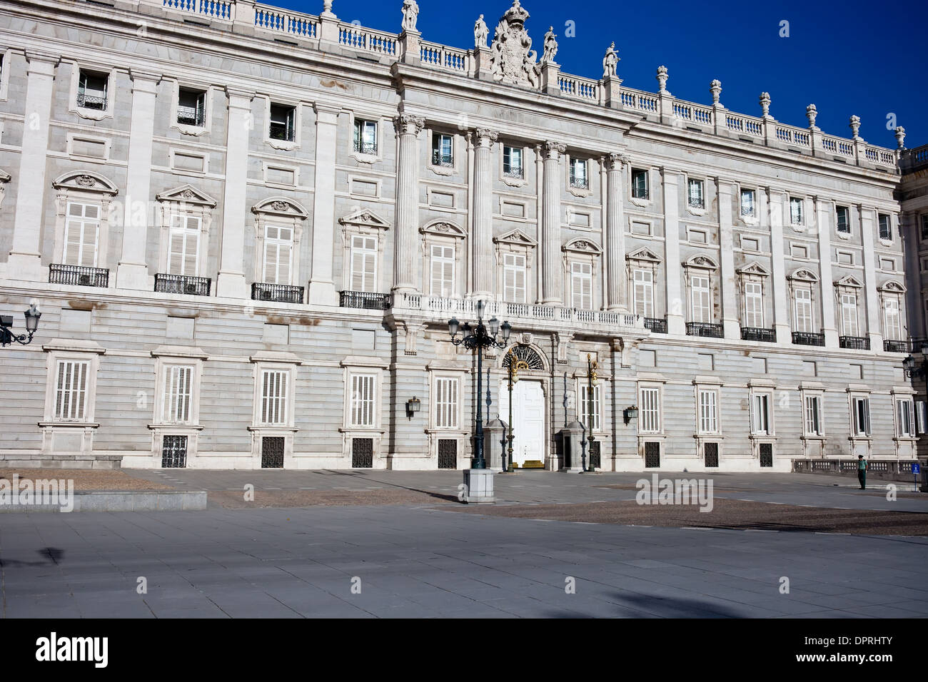 Royal Palace in Madrid Stock Photo