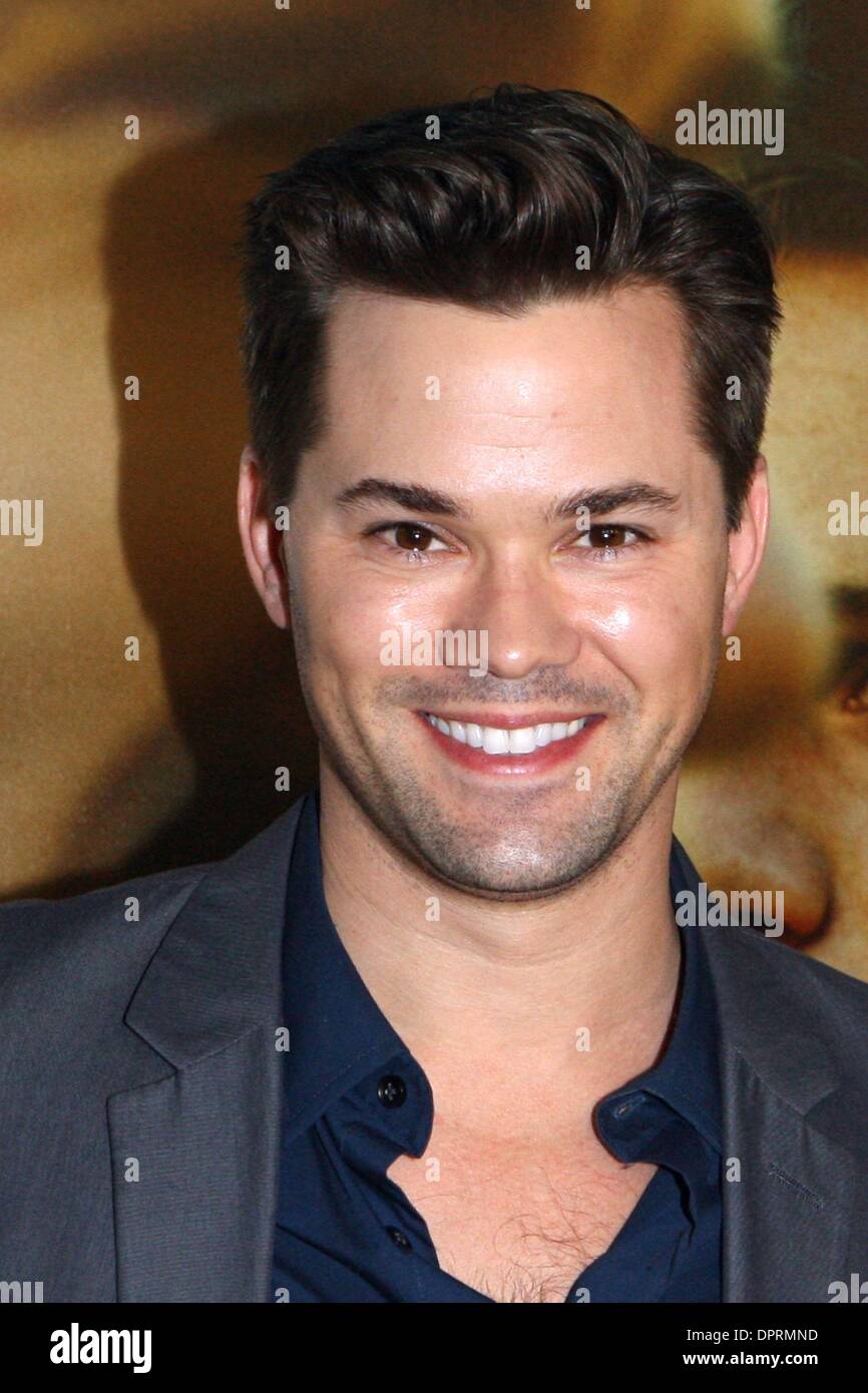 Los Angeles, California, USA. 15th Jan, 2014. Andrew Rannells arriving ...