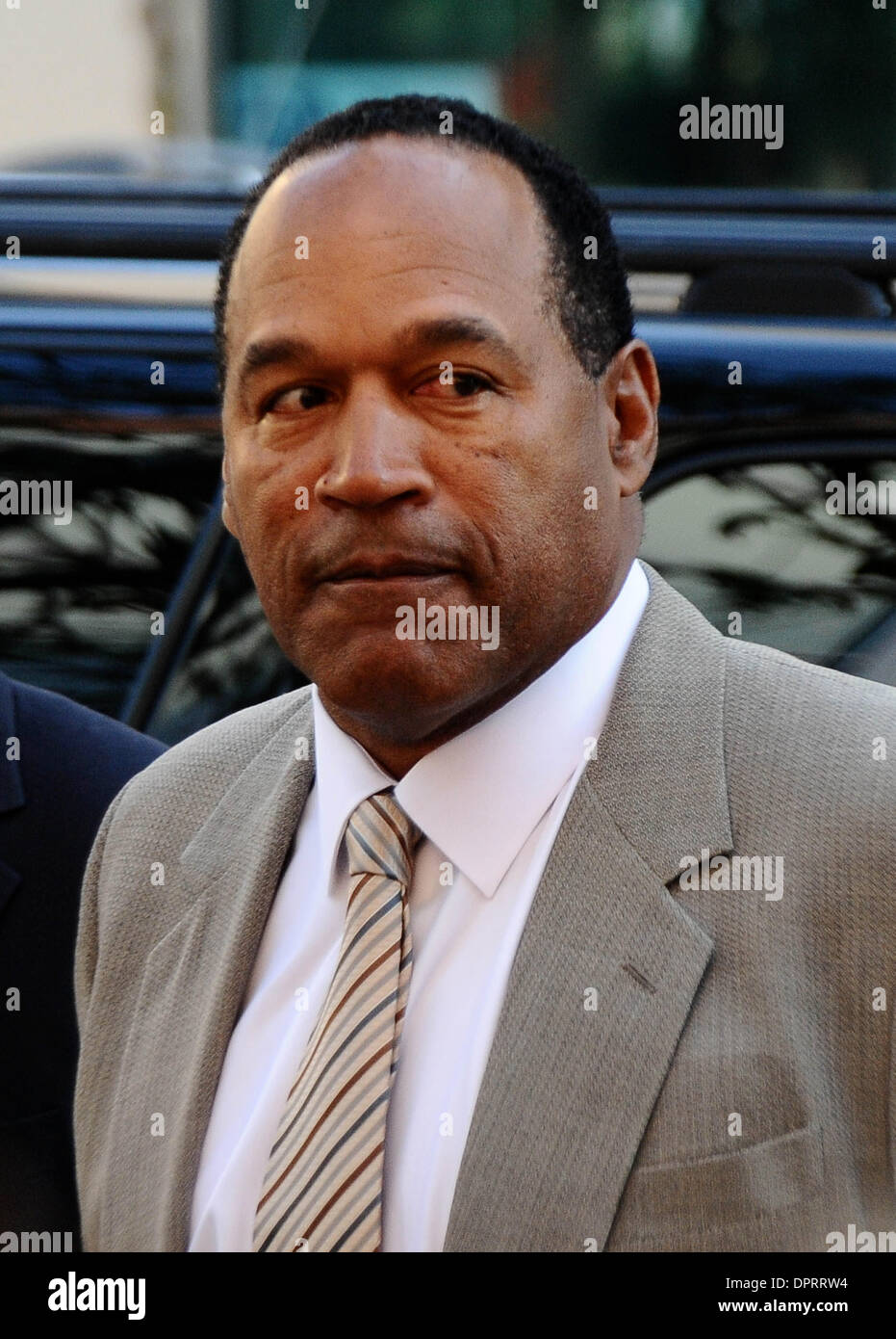 Dec 05, 2008 - Las Vegas, Nevada, USA - A broken O.J. Simpson has been sentenced to at least 15 years in prison for a Las Vegas hotel armed robbery by a judge who rejected his apology and said, 'It was much more than stupidity.' The former US football star and actor was accused of robbing two dealers of sports memorabilia in 2007. PICTURED - Sep 15, 2008 - Las Vegas, Nevada, USA -  Stock Photo