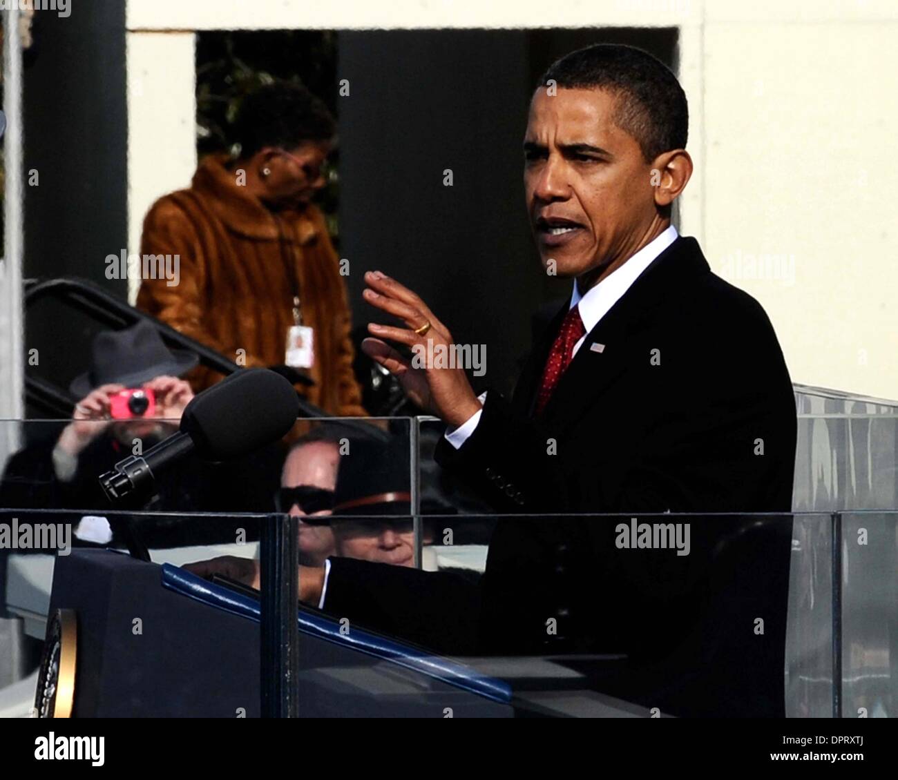 1/20/09 The U.S. Capitol- Washington DC.President Barack Obama is sworn ...