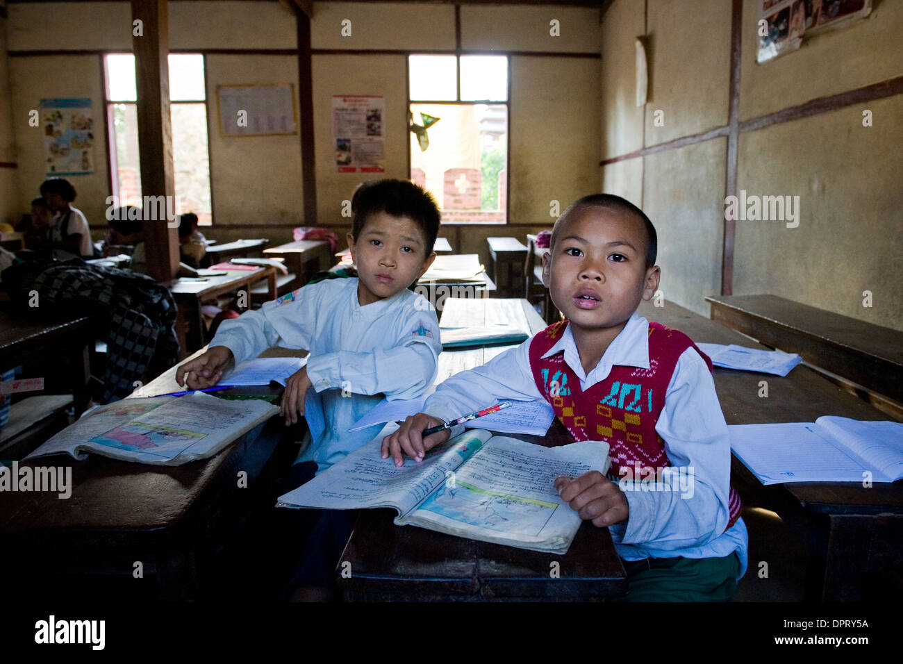 Myanmar, Amarapura, local school Stock Photo - Alamy