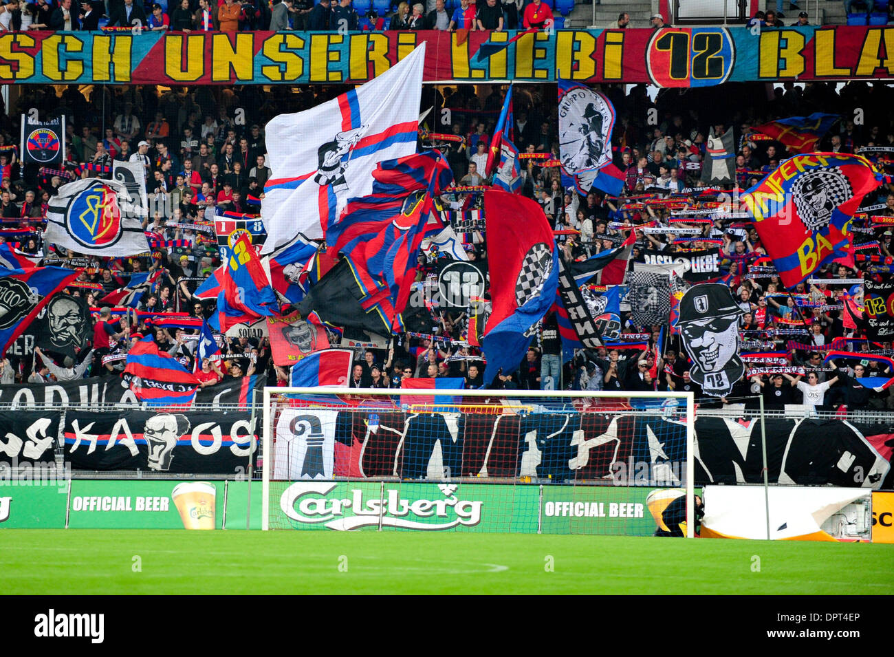 April 22 09 The Fc Basel Fans Prior To Axpo League Play At St Stock Photo Alamy April 22 09 The Fc Basel Fans Prior To Axpo League Play At St Stock Photo Alamy