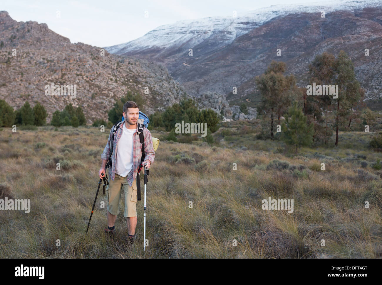 Carrying walking poles hi-res stock photography and images - Alamy
