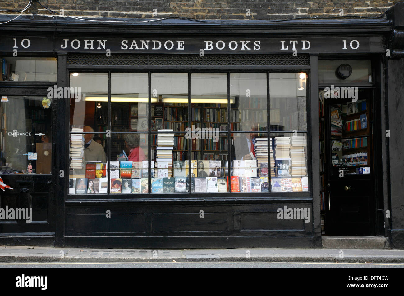 John Sandoe Books on Blacklands Terrace, Chelsea, London, UK Stock Photo
