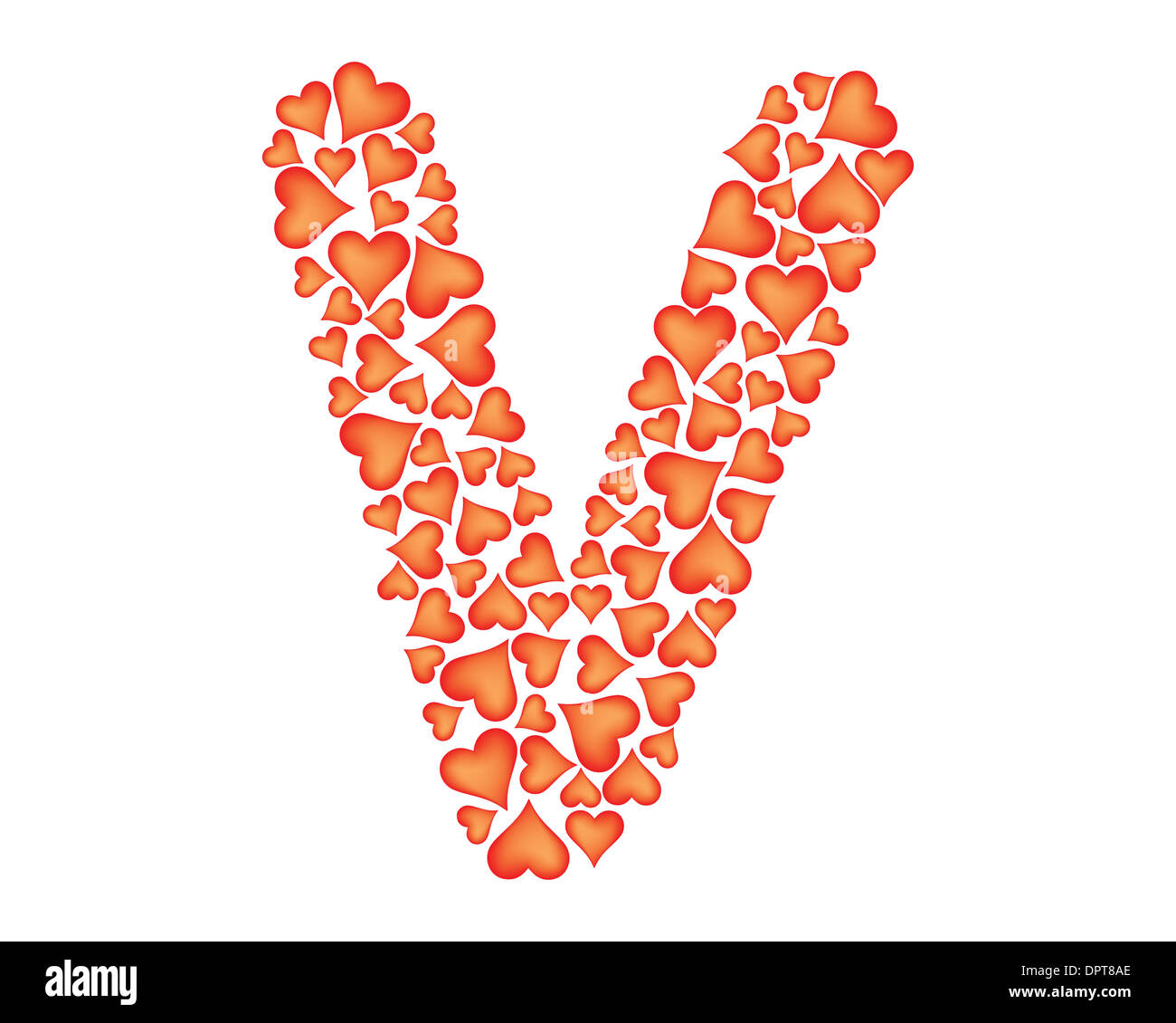 V letter hi-res stock photography and images - Alamy