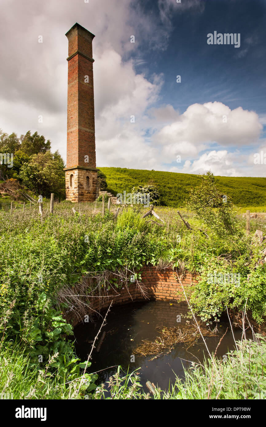 Warren Moor ironstone Mine Chimney, Kildale, North Yorkshire, England
